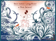e-Kartka e Kartki z tagiem: Życzenia na imieniny Dużo radości i pomyślności, kartki internetowe, pocztówki, pozdrowienia