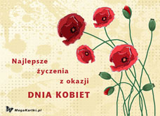 e-Kartka e Kartki z tagiem: Kwiaty Czerwone maki, kartki internetowe, pocztówki, pozdrowienia