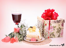 e-Kartka e Kartki z tagiem: e-Kartka urodziny Urodzinowy toast, kartki internetowe, pocztówki, pozdrowienia