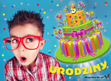 e-Kartka e Kartki z tagiem: Kartki urodziny online Urodziny pięciolatka, kartki internetowe, pocztówki, pozdrowienia