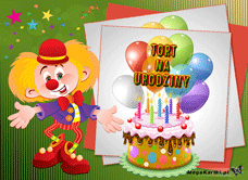 e-Kartka e Kartki z tagiem: Życzenia urodzinowe Tort na urodziny, kartki internetowe, pocztówki, pozdrowienia