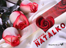 e-Kartka e Kartki z tagiem: e-kartki okolicznościowe Róże dla Natalii, kartki internetowe, pocztówki, pozdrowienia