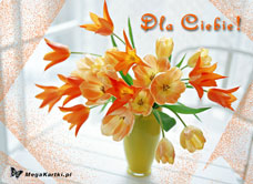 e-Kartka e Kartki z tagiem: Kartka kwiaty Dla Ciebie, kartki internetowe, pocztówki, pozdrowienia