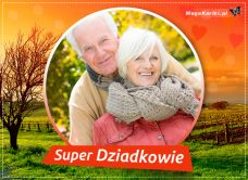 e-Kartka e Kartki z tagiem: Darmowe e Pocztówki Super Dziadkowie, kartki internetowe, pocztówki, pozdrowienia