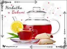 e-Kartka e Kartki z tagiem: Pocztówki elektroniczne Herbatka u Babuni, kartki internetowe, pocztówki, pozdrowienia