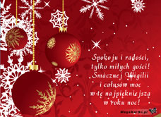 e-Kartka e Kartki z tagiem: Boże Narodzenie Wigilijne życzenia, kartki internetowe, pocztówki, pozdrowienia