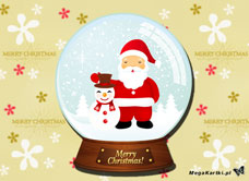 e-Kartka e Kartki z tagiem: Boże Narodzenie Kryształowa kula, kartki internetowe, pocztówki, pozdrowienia