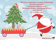 e-Kartka e Kartki z tagiem: Kartki bożonarodzeniowe Bogaty Mikołaj, kartki internetowe, pocztówki, pozdrowienia