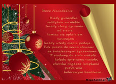e-Kartka e Kartki z tagiem: Kartki świąteczne Kiedy gwiazdka zabłyśnie, kartki internetowe, pocztówki, pozdrowienia