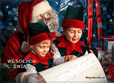 e-Kartka e Kartki z tagiem: Boże Narodzenie List do Mikołaja, kartki internetowe, pocztówki, pozdrowienia