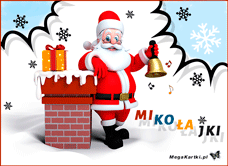 e-Kartka e Kartki z tagiem: Merry Christmas Kartka Mikołajki, kartki internetowe, pocztówki, pozdrowienia