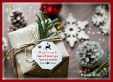 e-Kartka e Kartki z tagiem: Życzenia bożonarodzeniowe Świąteczny upominek 2023, kartki internetowe, pocztówki, pozdrowienia