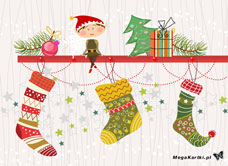 e-Kartka e Kartki z tagiem: Prezenty Świąteczny skrzat, kartki internetowe, pocztówki, pozdrowienia