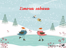 e-Kartka e Kartki z tagiem: Prezenty Zimowa zabawa, kartki internetowe, pocztówki, pozdrowienia