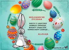 e-Kartka e Kartki z tagiem: e-Kartki darmo Wielkanocny zajączek, kartki internetowe, pocztówki, pozdrowienia