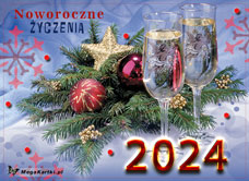 e-Kartka e Kartki z tagiem: Kartki darmowe Życzenia w Nowym Roku 2024, kartki internetowe, pocztówki, pozdrowienia