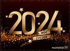 e-Kartka elektroniczne Moc noworocznych życzeń 2024, kartki internetowe, pocztówki, pozdrowienia