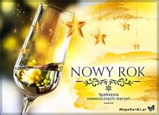 e-Kartka e Kartki z tagiem: e-kartki okolicznościowe Noworoczny szampan, kartki internetowe, pocztówki, pozdrowienia