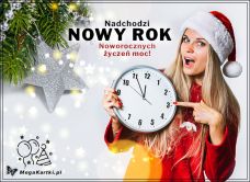 e-Kartka e Kartki z tagiem: Życzenia Nadchodzi Nowy Rok, kartki internetowe, pocztówki, pozdrowienia