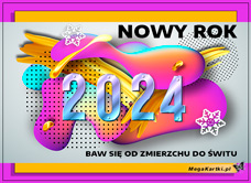 e-Kartka e Kartki z tagiem: Kartki internetowe Kartka Nowy Rok 2024, kartki internetowe, pocztówki, pozdrowienia