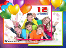 e-Kartka e Kartki z tagiem: Urodziny Radosne zaproszenie 12, kartki internetowe, pocztówki, pozdrowienia