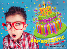 e-Kartka e Kartki z tagiem: Urodziny Urodziny siedmiolatka, kartki internetowe, pocztówki, pozdrowienia