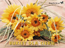 e-Kartka  Bukiet kwiatów, kartki internetowe, pocztówki, pozdrowienia