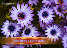 e-Kartka e Kartki z tagiem: Kartki imieninowe Imieninowe kwiatuszki, kartki internetowe, pocztówki, pozdrowienia