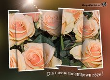 e-Kartka  Imieninowe róże, kartki internetowe, pocztówki, pozdrowienia