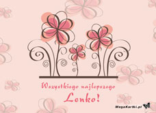 e-Kartka e Kartki z tagiem: Kartka imieninowa Dla Lenki, kartki internetowe, pocztówki, pozdrowienia