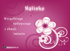 e-Kartka e Kartki z tagiem: Dla Halinki Dla Halinki, kartki internetowe, pocztówki, pozdrowienia