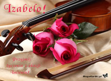e-Kartka e Kartki z tagiem: Róże Imieniny Izabeli, kartki internetowe, pocztówki, pozdrowienia
