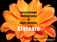 e-Kartka  W dniu imienin Stefana, kartki internetowe, pocztówki, pozdrowienia
