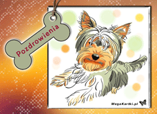 e-Kartka e Kartki z tagiem: e-Kartka z psem Pozdrowienia, kartki internetowe, pocztówki, pozdrowienia