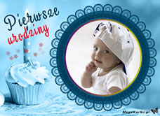 e-Kartka  Pierwsze urodziny, kartki internetowe, pocztówki, pozdrowienia