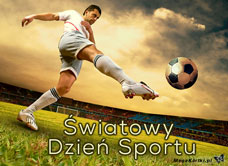 e-Kartka Darmowe e Kartki Różne Światowy Dzień Sportu, kartki internetowe, pocztówki, pozdrowienia