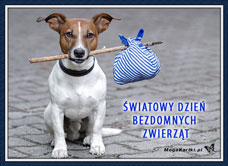 e-Kartka e Kartki z tagiem: Pies Światowy Dzień Bezdomnych Zwierząt, kartki internetowe, pocztówki, pozdrowienia
