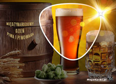 e-Kartka e Kartki z tagiem: Kartki śmieszne Międzynarodowy Dzień Piwa i Piwowara, kartki internetowe, pocztówki, pozdrowienia