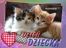 e-Kartka e Kartki z tagiem: Narodziny Dziecka Kotki dla Ciebie, kartki internetowe, pocztówki, pozdrowienia