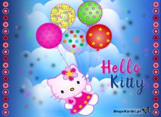 e-Kartka e Kartki z tagiem: e-Kartka Dzień Dziecka Hello Kitty, kartki internetowe, pocztówki, pozdrowienia