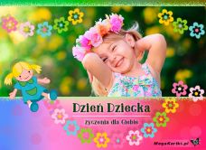 e-Kartka e Kartki z tagiem: e-Kartki Dzień Dziecka Życzenia dla Ciebie, kartki internetowe, pocztówki, pozdrowienia