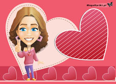 e-Kartka e Kartki z tagiem: Serca Wolna miłość, kartki internetowe, pocztówki, pozdrowienia