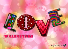 e-Kartka e Kartki z tagiem: Kartki na Walentynki Kolorowe Walentynki, kartki internetowe, pocztówki, pozdrowienia