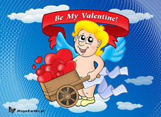 e-Kartka e Kartki z tagiem: Darmowe e-kartki walentynkowe Anielska miłość, kartki internetowe, pocztówki, pozdrowienia