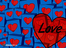 e-Kartka e Kartki z tagiem: Kartki Walentynki darmo Love Love, kartki internetowe, pocztówki, pozdrowienia