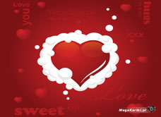 e-Kartka Darmowe e Kartki Miłość - Walentynki Słodka miłość, kartki internetowe, pocztówki, pozdrowienia