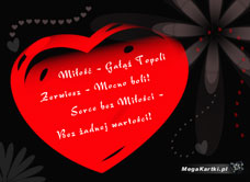e-Kartka elektroniczne Miłosny poemat!, kartki internetowe, pocztówki, pozdrowienia