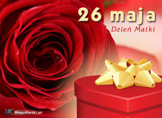 e-Kartka e Kartki z tagiem: Dla Mamy Róża na Dzień Matki, kartki internetowe, pocztówki, pozdrowienia