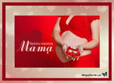 e-Kartka e Kartki z tagiem: Kartka Dzień Matki Będziesz wspaniałą Mamą, kartki internetowe, pocztówki, pozdrowienia