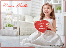 e-Kartka e Kartki z tagiem: Dzień Mamy Serce dla Mamy, kartki internetowe, pocztówki, pozdrowienia